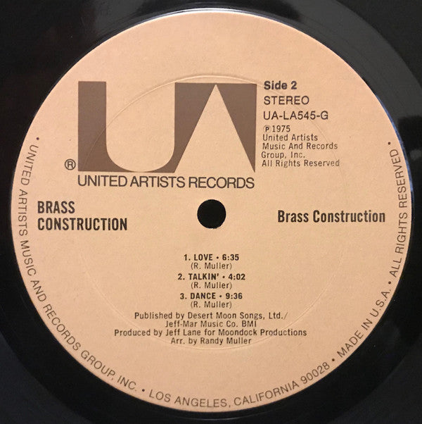 Brass Construction : Brass Construction (LP, Album, Ter)