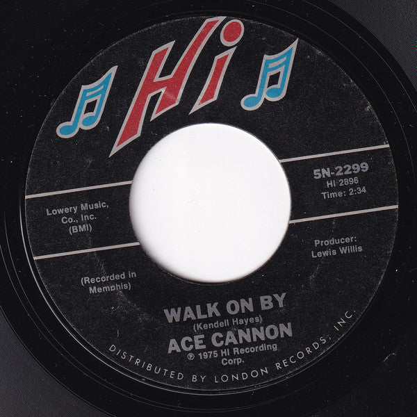 Ace Cannon : Malt Liquor / Walk On By (7", Single, Styrene)