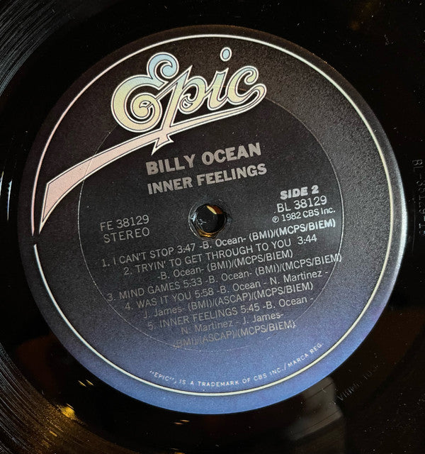 Billy Ocean : Inner Feelings (LP, Album)