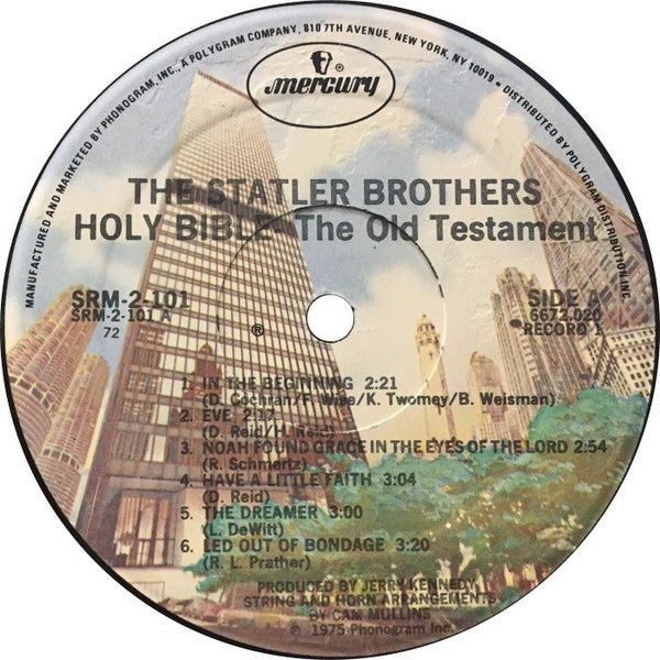 The Statler Brothers : Holy Bible: The Old And New Testaments (2xLP, Comp)