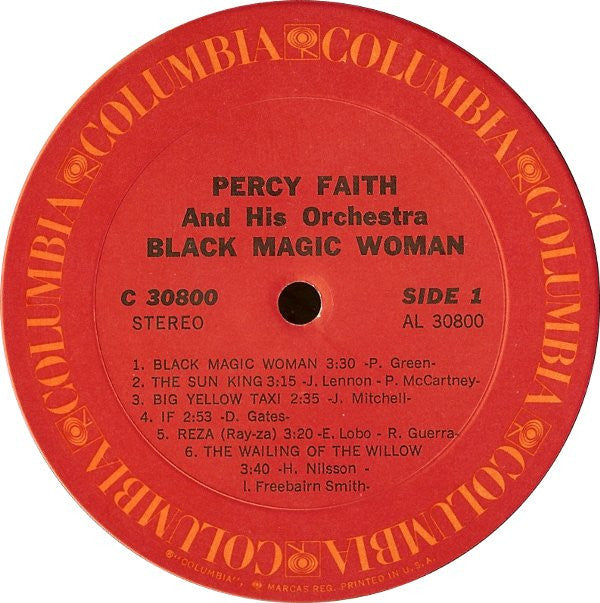 Percy Faith And His Orchestra* : Black Magic Woman (LP, Album, Pit)