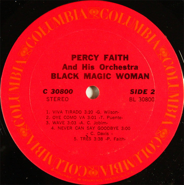 Percy Faith And His Orchestra* : Black Magic Woman (LP, Album, Pit)