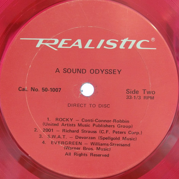 "A Sound Odyssey" Orchestra : A Sound Odyssey (LP, Album, Ltd, Red)