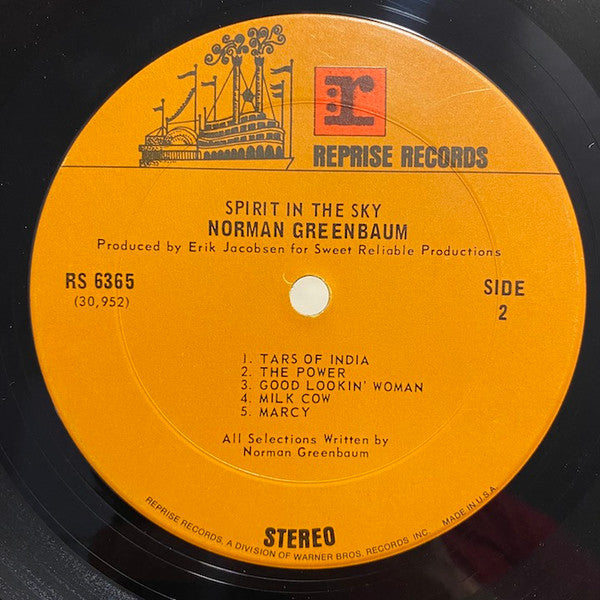 Norman Greenbaum : Spirit In The Sky (LP, Album, Pit)