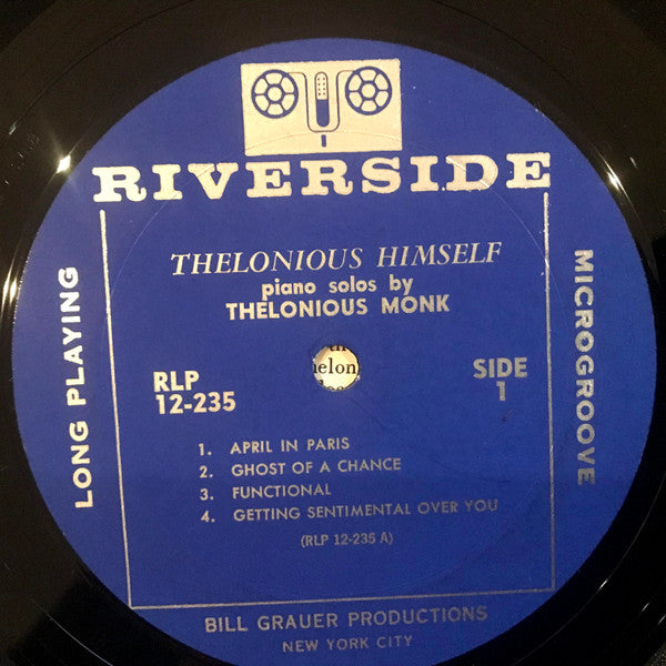 Thelonious Monk : Thelonious Himself (LP, Album, Mono, RP)