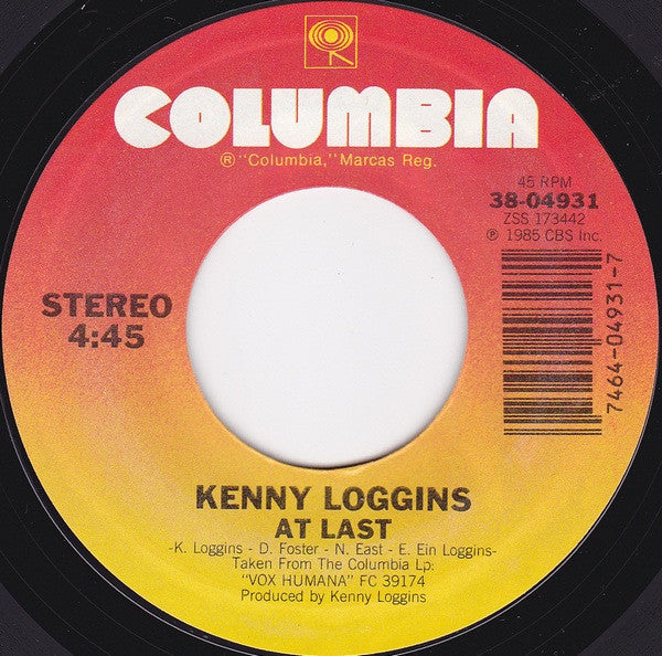 Kenny Loggins : Forever (7", Single, Styrene)