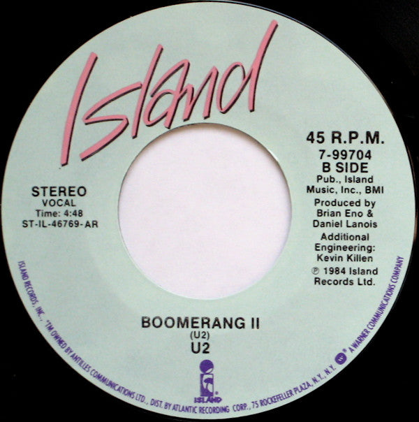 U2 : Pride (In The Name Of Love) (7", Single, AR)