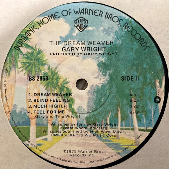 Gary Wright : The Dream Weaver (LP, Album, RE, Win)