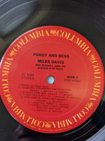 Miles Davis : Porgy And Bess (LP, Album, RE)