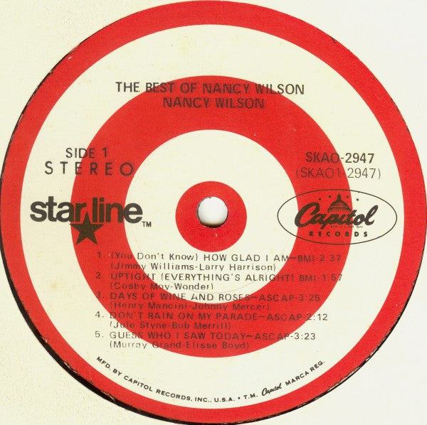 Nancy Wilson : The Best Of Nancy Wilson (LP, Comp)