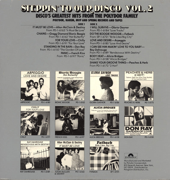 Various : Steppin' To Our Disco - Vol.2 (LP, Comp, Mixed, Promo)