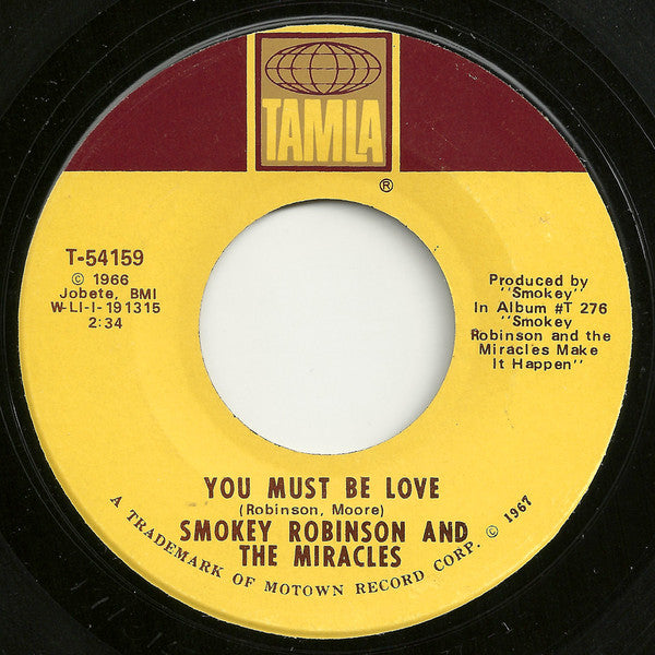 The Miracles : I Second That Emotion (7", Single, ARP)