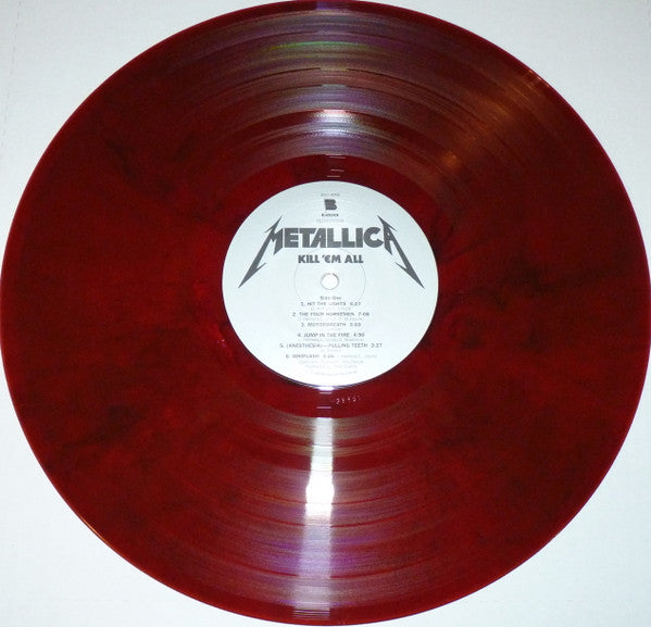 Metallica : Kill 'Em All (LP, Album, Ltd, RE, RM, Red)