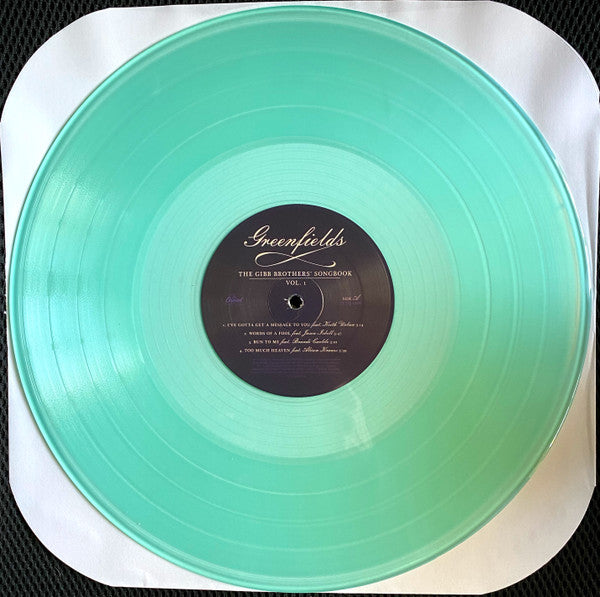 Barry Gibb & Friends* : Greenfields: The Gibb Brothers' Songbook Vol. 1 (2xLP, Album, Ltd, Sea)