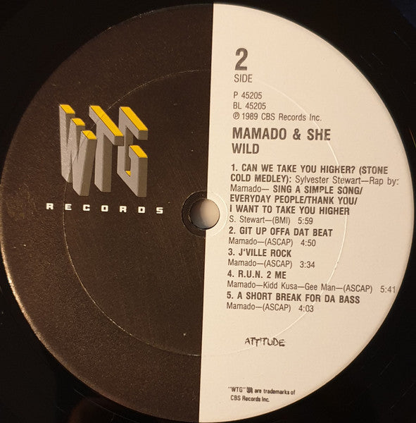 Mamado & She : Wild (LP, Album)