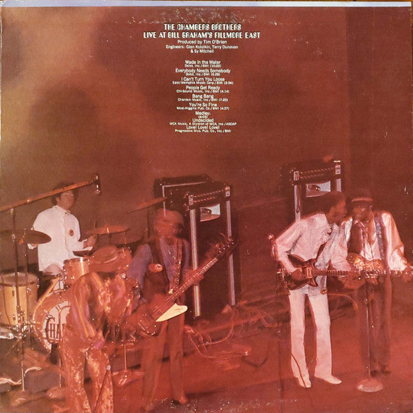The Chambers Brothers : Love, Peace And Happiness / Live At Bill Graham's Fillmore East (2xLP, Album, Pit)