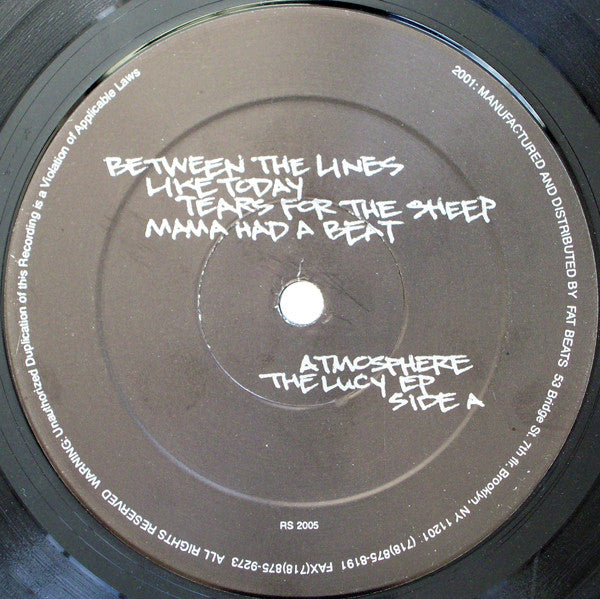 Atmosphere (2) : The Lucy EP (2x12", EP)