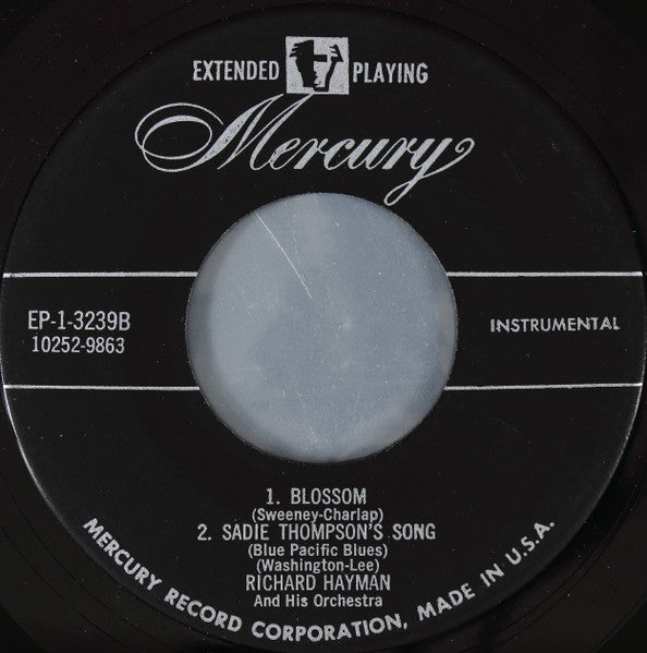 Richard Hayman And His Orchestra : Richard Hayman Plays (7", EP)