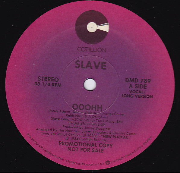 Slave : Ooohh (12", Promo)