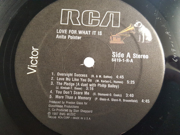 Anita Pointer : Love For What It Is (LP, Album)