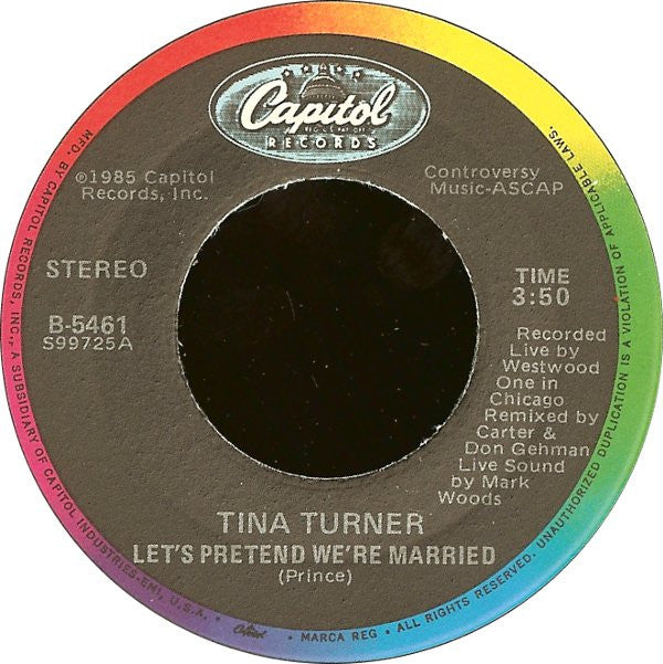 Tina Turner : Show Some Respect (7", Single, Jac)