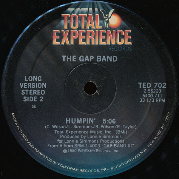 The Gap Band : You Dropped A Bomb On Me B/W Humpin' (12", 26 )