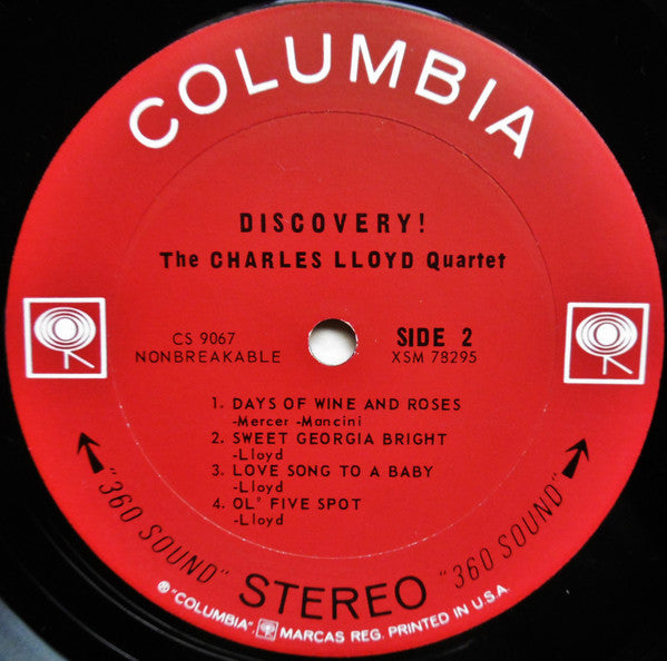 Charles Lloyd : Discovery! (LP, Album, 360)