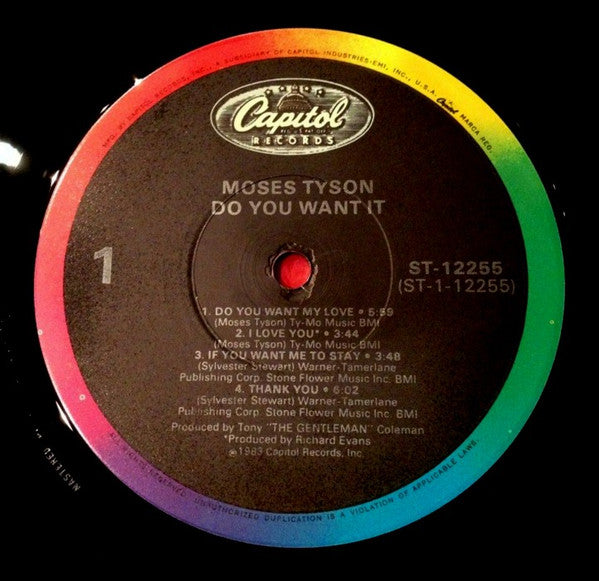 Moses Tyson* : Do You Want It (LP, Album)