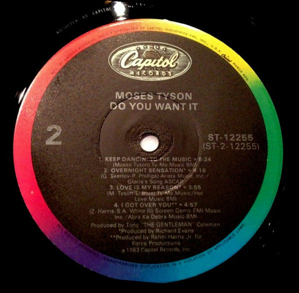 Moses Tyson* : Do You Want It (LP, Album)