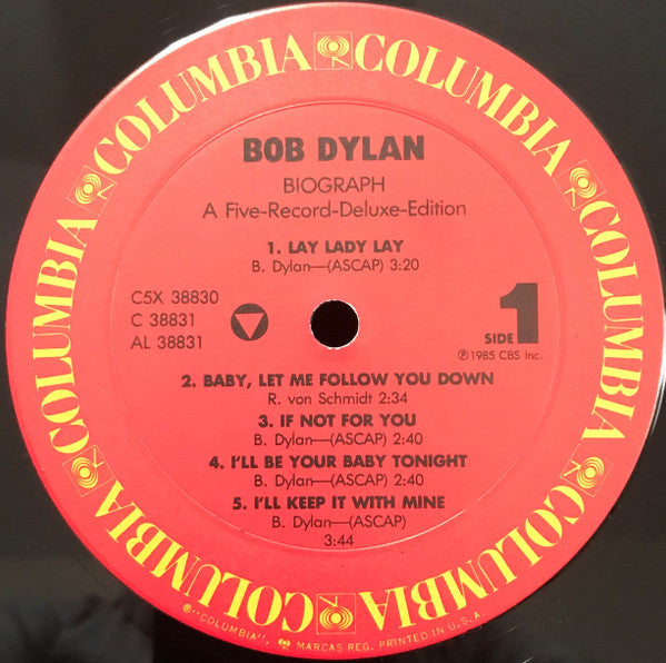 Bob Dylan : Biograph (5xLP, Comp, Pit + Box)