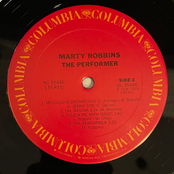 Marty Robbins : The Performer (LP, Album, San)