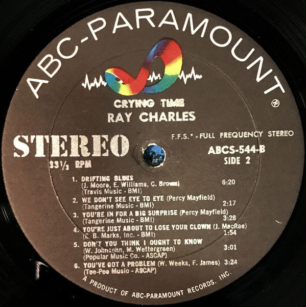 Ray Charles : Crying Time (LP, Album)