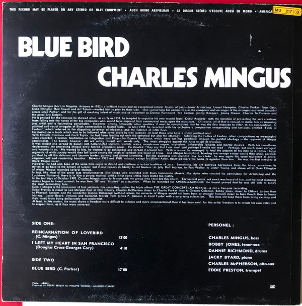 Charles Mingus : Blue Bird (LP, Album)