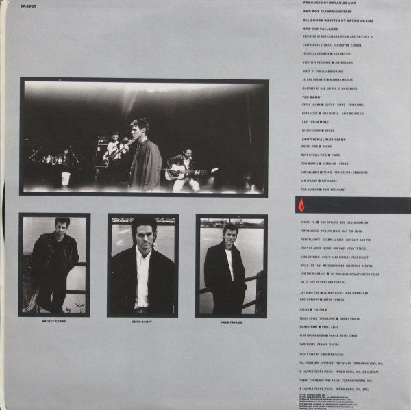 Bryan Adams : Into The Fire (LP, Album)