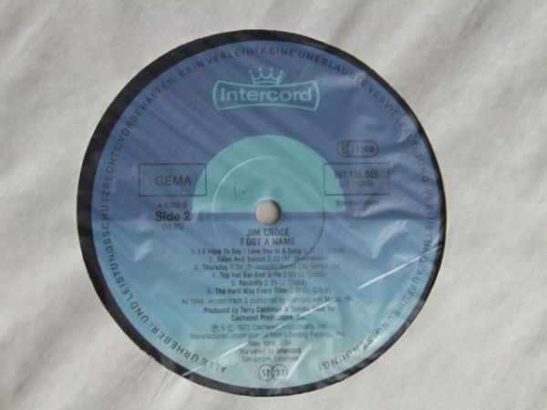 Jim Croce : I Got A Name (LP, Album, RE)