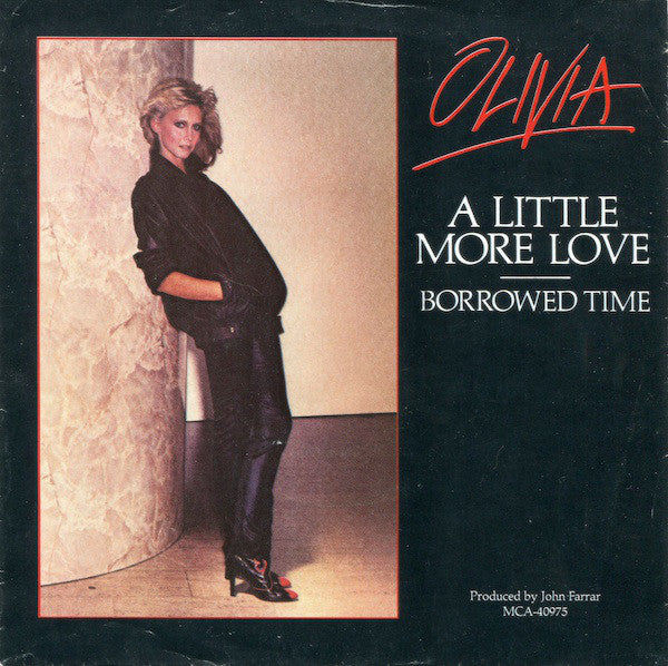 Olivia Newton-John : A Little More Love (7", Single, Glo)
