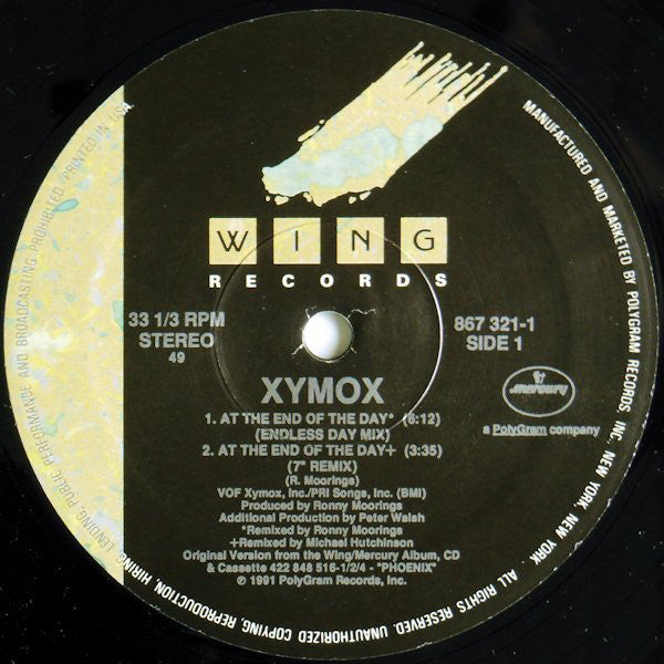 Xymox : At The End Of The Day (12")