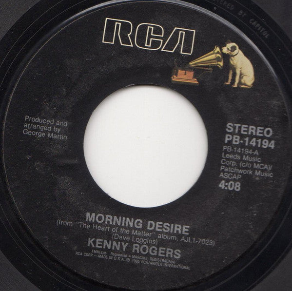 Kenny Rogers : Morning Desire / People In Love (7", Single, Styrene, Pic)