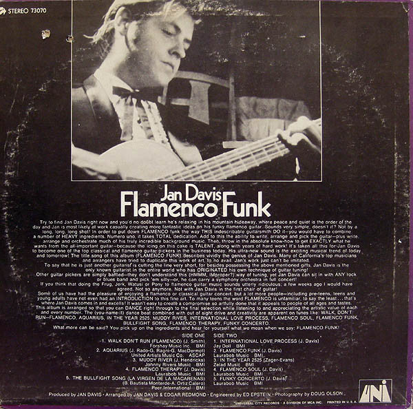Jan Davis : Flamenco Funk (LP, Album)