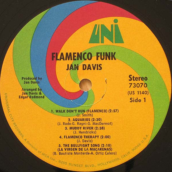 Jan Davis : Flamenco Funk (LP, Album)
