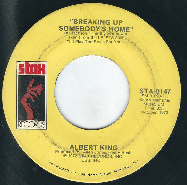 Albert King : Breaking Up Somebody's Home (7", PL)