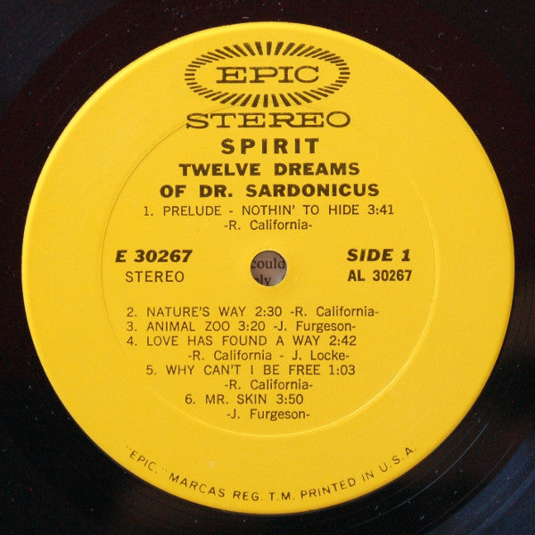 Spirit (8) : Twelve Dreams Of Dr. Sardonicus (LP, Album, Pit)