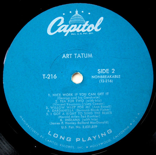 Art Tatum : Art Tatum (LP, Mono, RE)