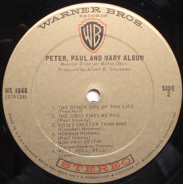 Peter, Paul & Mary : Album (LP, Album, Pit)