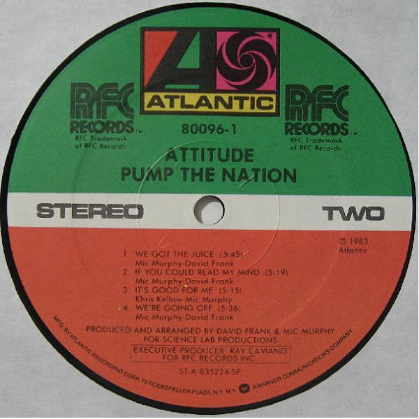 Attitude : Pump The Nation (LP, Album, SP)