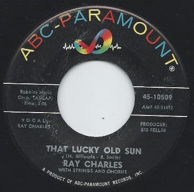 Ray Charles : That Lucky Old Sun (7", Single)