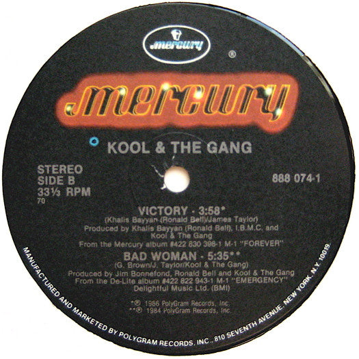 Kool & The Gang : Victory (12", Single, Ind)