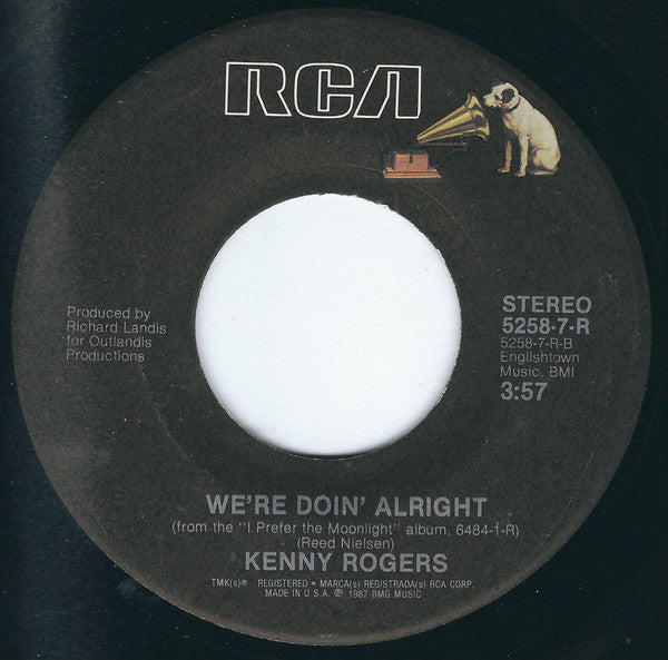 Kenny Rogers : I Prefer The Moonlight (7", Single)