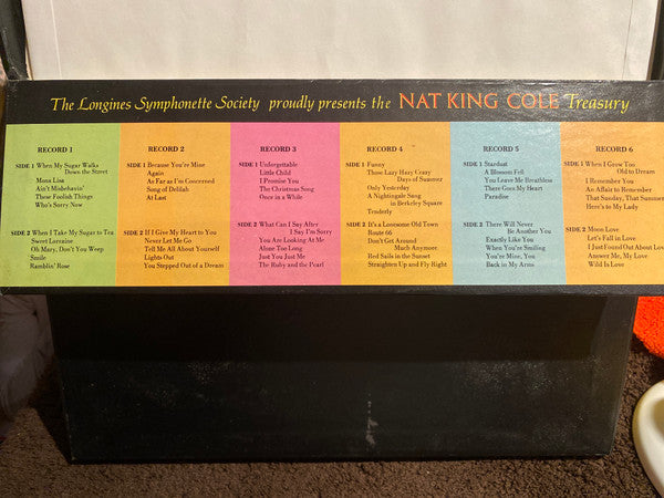 Nat King Cole : Nat King Cole Golden Treasury "Unforgettable" (7xLP, Comp + Box)