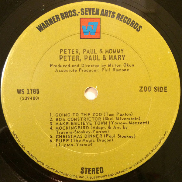 Peter, Paul & Mary : Peter, Paul And Mommy (LP, Album, Pit)